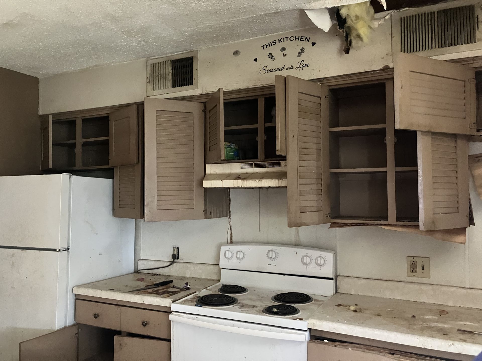 Before and after - before